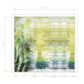 Interior Art Decorative Glass Wall Panels For Counter Decor , 3600mm*2400mm